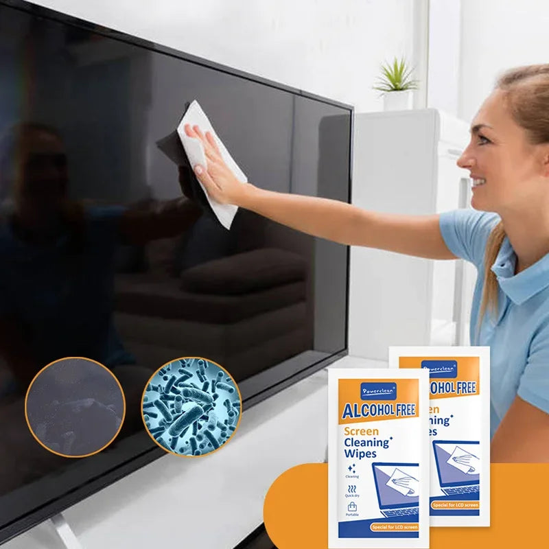 40-pack screen cleaning wipes