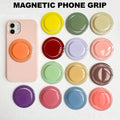 Magnetic phone grip and stand