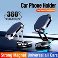 360 degree foldable magnetic dashboard phone mount