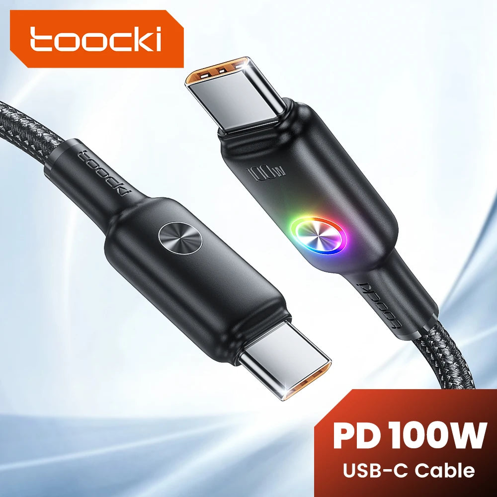 Toocki 100W USB-C fast charging cable