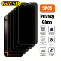 Privacy tempered glass screen protector for iPhone 17 Pro Max