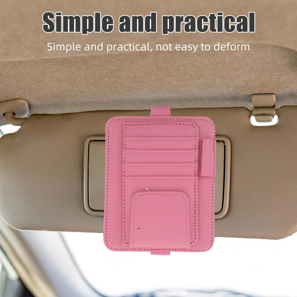 NEXORA DrivePocket car sun visor organizer
